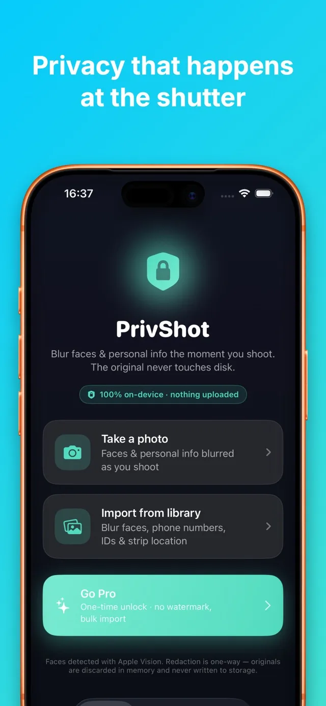 PrivShot screenshot 1