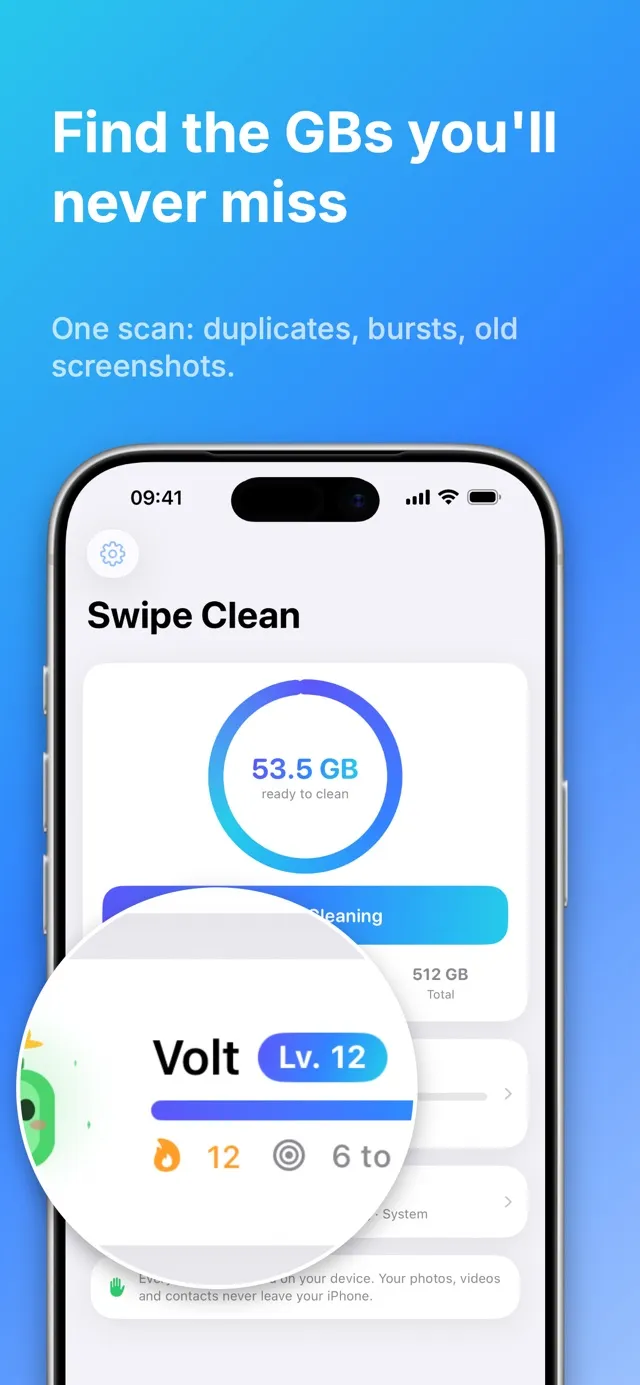 Swipe Clean Photos screenshot 1