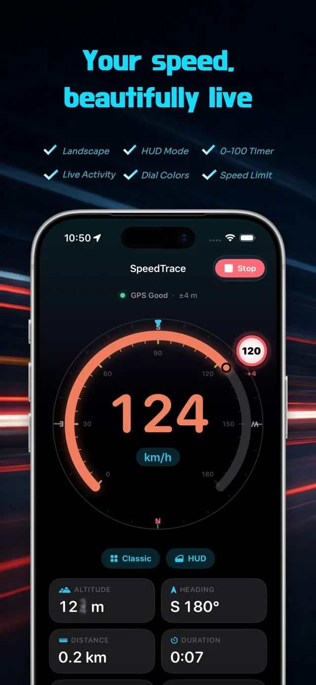 SpeedTrace screenshot 1