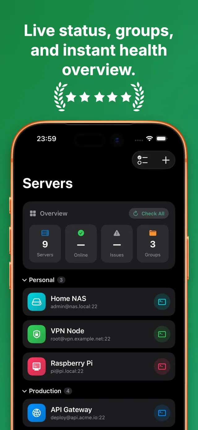 ServerPanel screenshot 1