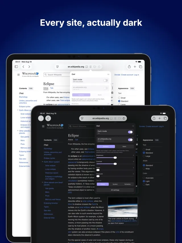 Owl screenshot 2