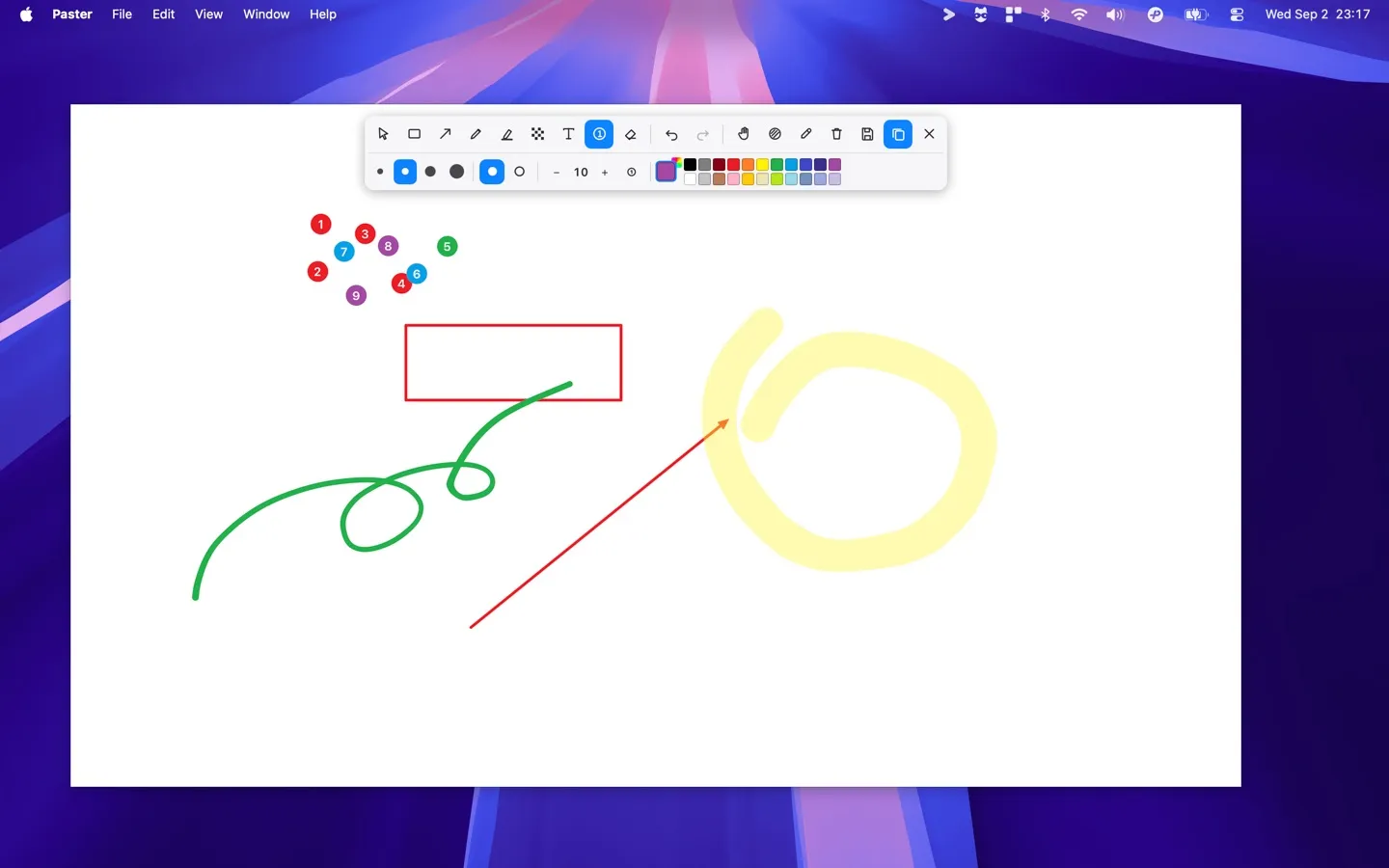 Paster screenshot 2