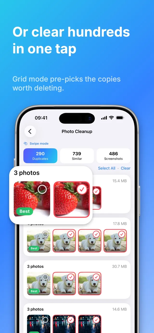 Swipe Clean Photos screenshot 4