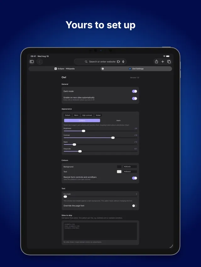 Owl screenshot 5
